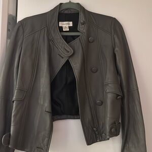 Calvin Klein leather Jacket